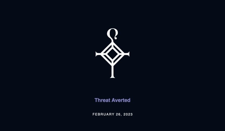 Threat Averted | 2.26.2023