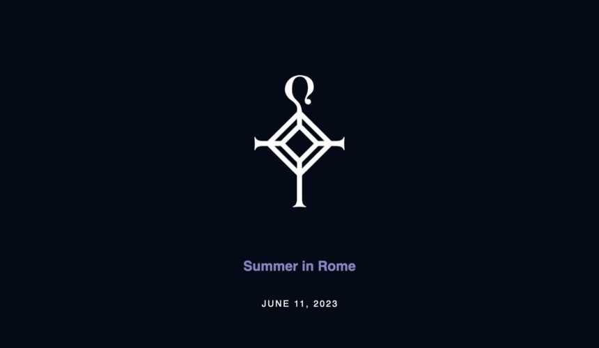 Summer in Rome – Week 1 | 6.11.2023